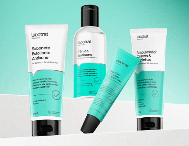 Rotina Facial Antiacne Dermo Skin: o cuidado completo para uma pele equilibrada e saud&aacute;vel